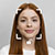 Face unlock recognition, young girl posing